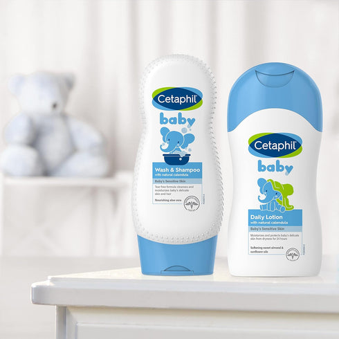 Cetaphil Baby Wash & Shampoo, 13.5oz Pack of 2, Hypoallergenic, Gentle Enough for Everyday Use, Soap Free...