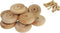 Wood Wheels - 12 Pack with Free Axle Pegs - Made in USA (1.5" Diameter)...