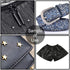 200 Sets 12MM Star Shape Leather Rivets Metal Studs Garment Rivets Hardware Accessories for Clothes Shoes Bags Belts DIY Leather Craft Supplies, 5...