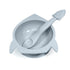 SILIBOWL + Spoon Set by Kushies Cute Silicone Bowl with Suction and Spoon Set for Babies, Toddlers and Kids, Non Slip, Dishwasher, Microwave, Free...