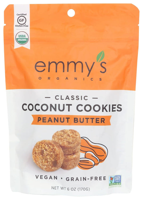 EMMYS Organic Peanut Butter Coconut Cookie, 6 OZ...