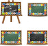 Whaline 32.8ft Outer Space Bulletin Board Borders Cartoon Solar System Die-Cut Rolled Border Trim for School Classroom Office Chalkboard Decoratio...
