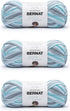 Bernat Softee Cotton Blue Waves Yarn - 3 Pack of 120g/4.25oz - Nylon - 3 DK (Light) - 254 Yards - Knitting, Crocheting & Crafts......