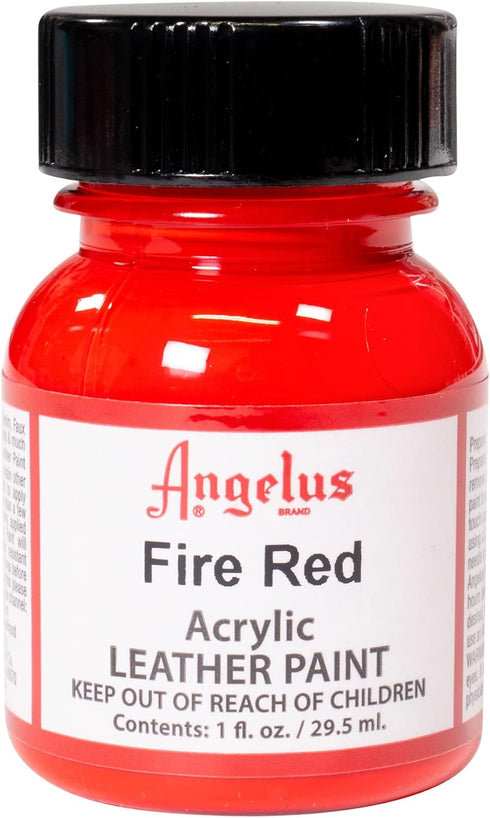 Angelus Acrylic Leather Paint, 1 Fl Oz (Pack of 1), Fire Red...