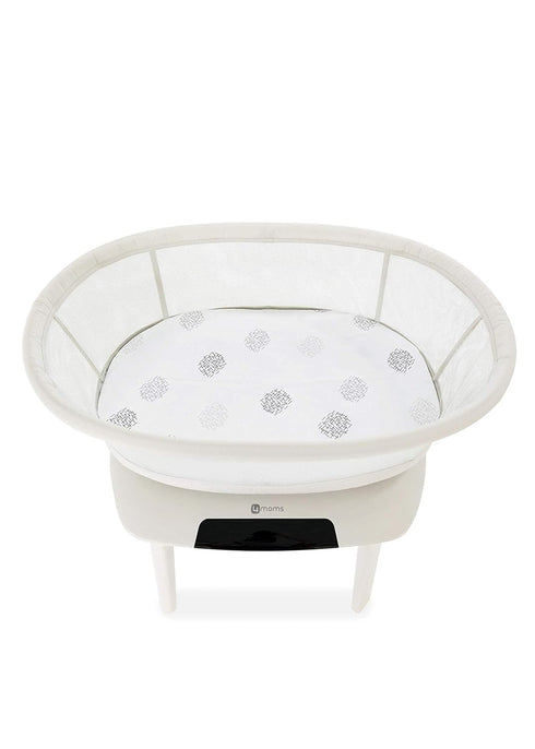 4moms MamaRoo Sleep Bassinet Sheets, Machine Washable and 100% Cotton, White...