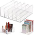 Hipiwe 2-Pack Acrylic File Organizer for Sorting Mail - 5 Slots Letter Sorter Clear Desktop Bill Divider Holder for Paper Envelope Document Book C...