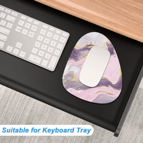 Rimilak Small Mouse Pad 6 x 7 Inch, Irregular Mini Mouse Pad with Non-Slip Rubber Base, Waterproof Compact Mouse Mat for Laptop Computer Wireless ...