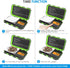 AMIR Mini Digital Weighing Scale, 100g-0.01g Pocket Scale with 50g Calibration Weight, Tare & Auto Off Function, Green (Battery Included)...