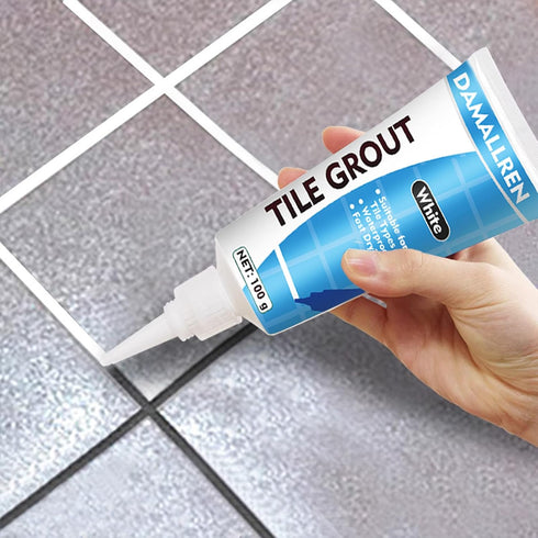 2 Pack Grout Paint Pen Kit - Fast Drying Grout Filler and Sealer for Bathroom, Kitchen Tile Joints and Gaps (White)...