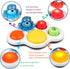 Baby Musical Light Up Toys Drum Gear - Newborn Infant Sensory Tummy Time Toys - Gifts for Boys Girls 0 3 6 9 12 18 Months 1 2 3 Year Old Birthday ...
