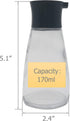 Excelity Cruet Dispenser Set for Olive Oil Vinegar Soy Sauce with Elegant Glass Bottle Kitchen Cooking Barbecue Tool...