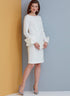 Vogue V9325E5 Very Easy Women's Lined Fitted Dress Sewing Patterns, Sizes 14-22, White...