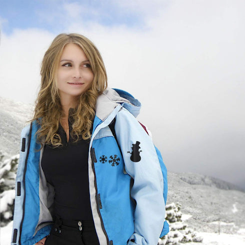 10 Sheets Repair Patches Down Jacket Black Nylon Fabric Patch Winter Self Adhesive Different Size and Shapes Clothes Clothing Repair Kit for Down ...