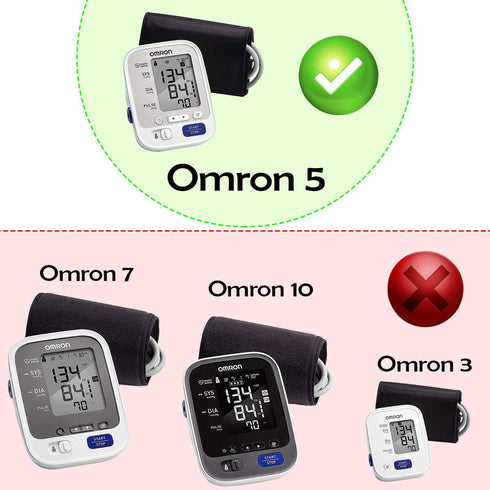 Khanka Carrying Case Replacement for Omron BP742N 5 Series Upper Arm Blood Pressure Monitor/fits Standard and Large Cuff Arms...