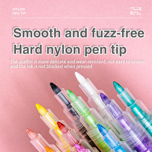 Nail Art Pens Set - Nail Polish Pens Graffiti Nail Dotting Tools Acrylic Paint Pens Drawing Painting Point Liner Pen for Nails Art Design Manicure...
