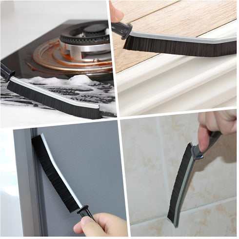3 Pcs Hard Bristle Crevice Cleaning Brush. Multifunctional, These Brushes are Designed for Various Household tasks Like. Home, Kitchen, Window, Ba...