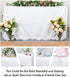 ShinyBeauty 60" X 102" White Sequin Tablecloth, Wedding Table Cloth, Sparkle Sequin Linens, Sequin Tablecloth Rectangle, Sparkling Sequin Table Ov...