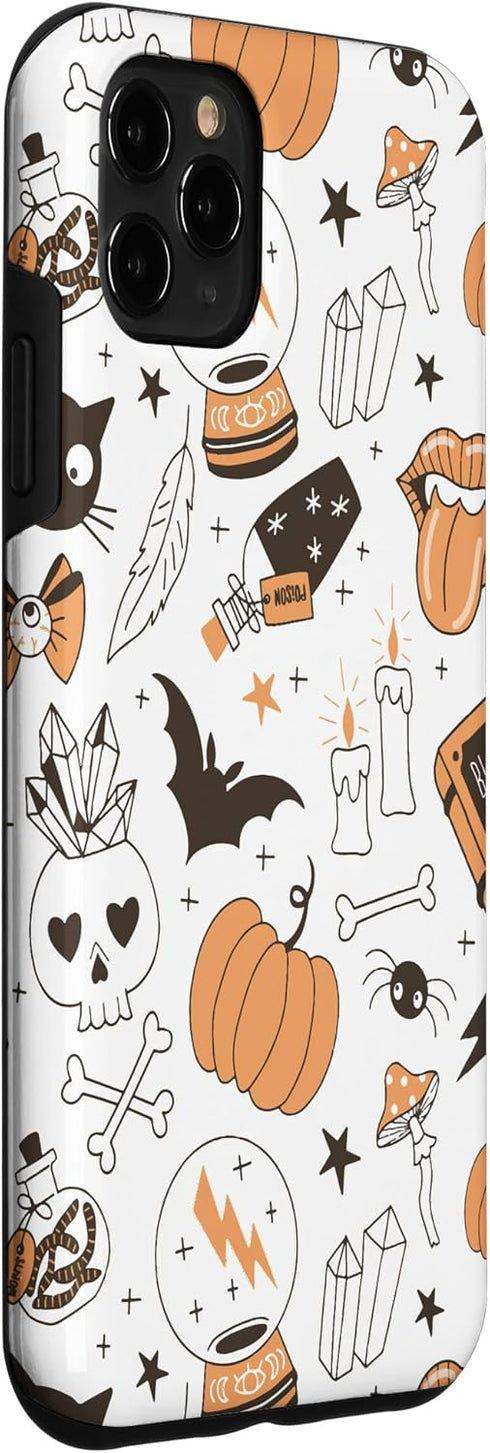 iPhone 11 Pro Max Vintage Witchy Magical Spiritual Crystals For Halloween 2023 Case...