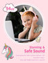Unicorn Kids Headphones for girls,Unicorn Bluetooth headphones Foldable for Girls Toddlers Tablet/phones/amazon fire,Light Up kids wireless headph...