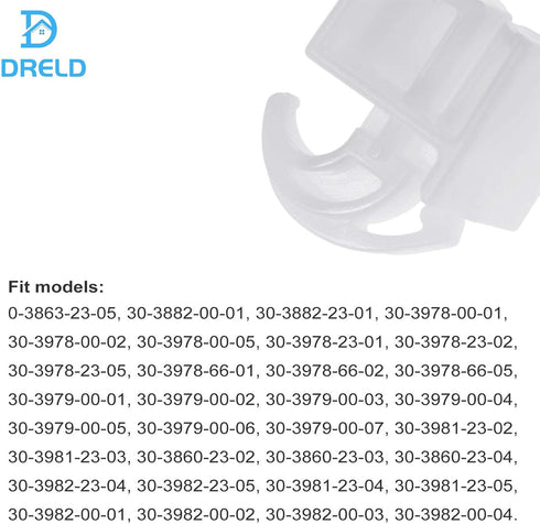 2Pack 3051162 Front & 2Pack 3051163 Rear Drawer Glide, Replace AP2121517 PS434227 PS434226 AP2121517 305136118 3012698 08067766, Replacement for Kenmore, Electrolux, Frigidaire Oven