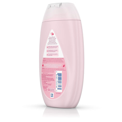 Johnson's Moisturizing Pink Baby Lotion with Coconut Oil, Hypoallergenic, 10.2 fl. oz...