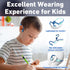 Kids Headphones, Bluetooth 5.2 Air Conduction Open Ear Headphones, 85dB Volume Limiting, Stereo Sound with Mic, IPX5 Waterproof, 20H Playtime, Per...