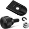 Amazicha Black Aluminum Fender Rear Seat Bolt Nut Tab Mount Knob Cover 1/4"-20 Thread Seat Screws Kit Compatible for Harley Davidson Touring Softa...