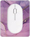 Small Mouse pad mall, only Takes up Mouse Space, Mini Travel Carry Washable Lycra Non-Slip Rubber Base, Office, Small Space, 5x6inches, Purple...