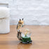 Elanze Designs Giraffe Family on Plains Magical Whimsical Tabletop Dresser Nightstand Figurine Miniature 45MM Sturdy Polyresin Glitter Water Snow ...