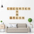 26pcs Scrabble Letters Stencil, Reusable Scrabble Letters for Wall Decor, DIY Crafts, Painting and Family Names (4inch)...