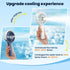 HandFan Upgraded Portable Misting Fan, Handheld Spray Water Mister Fan, USB Rechargeable Personal Mist Fans, Mini Cooling Hand Fans for Summer Bea...