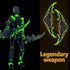 Assembled Lucky 13 Action Figures, Titan 13 Action Figure,3D Printed T13 Action Figure Multi-Jointed Movable, Dummy Hand Painted Figure, Desktop D...