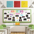 41Pcs Motivational Bulletin Board Decoration Amazing Things Happen Here Paper Cutouts with 100Pcs Glue Points Bulletin Border Stickers for Classro...