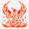 FINGERINSPIRE Phoenix Stencil 11.8x11.8inch Reusable Firebird Drawing Stencil DIY Art Phoenix Bird Decoration Template Animal Stencil for Painting...