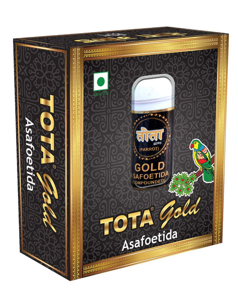 Tota Gold 100% Pure Asafoetida Granules | Natural and Vegan Gluten Free Indian Spice -7gm Hing Asafetida spice | Best Heeng for Garlic and Onion S...