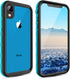 Compatible with Apple iPhone XR Case, Full-Body Protective Waterproof Case, Shockproof Snowproof Clear Cover Case for iPhone XR (6.1 Inch, Teal Cl...