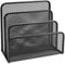 1InTheOffice Desk Mail Organizer, Mesh Vertical Desktop File Sorter, Multi Step Desk Sorter, 1 Pack...