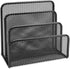 1InTheOffice Desk Mail Organizer, Mesh Vertical Desktop File Sorter, Multi Step Desk Sorter, 1 Pack...