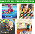 LANGXUN Soft Plastic Ball Pit Balls, Plastic Toy Balls for Kids, Ideal Gift for Baby Toddler Birthday, Ball Pit Play Tent, Baby Kiddie Pool Water ...