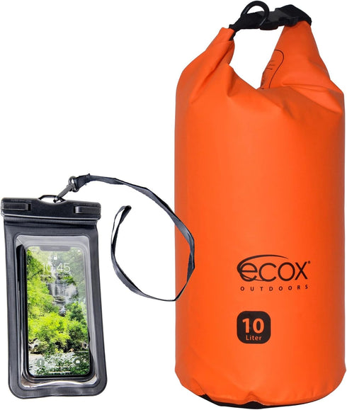 Outdoors Waterproof Dry Bag for outdoors activities High grade 500D PVC Construction Includes Waterproof Phone Case and side Strap for easy carry ...