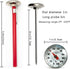 Kitchen Cooking Thermometer, 304 Stainless Steel Pocket Thermometer, Meat Food Thermometer for Milk Chocolate Field Barbecue, BBQ?5 PCS?...