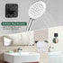 JiGiU 16-Inch Towel Bar, Self Adhesive Towel Holder with 3 Packs Towel Hooks, Bath Towel Bar Rack SUS304 Stainless Steel Wall Mount Bathroom Hardw...