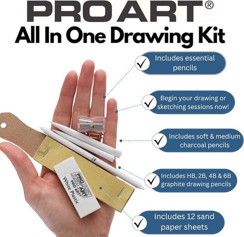 PRO ART One Drawing Set, Assorted...