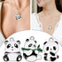 Hicarer 15 Pieces Panda Charm Metal Animal Pendant Panda Decorative Charm 30 x 20 mm Alloy Enamel Black and White Cute Beads for Jewelry Making, 3...