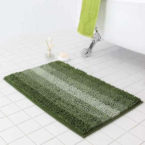 COSY HOMEER 28x18 Inch Bath Rugs Made of 100% Polyester Extra Soft and Non Slip Bathroom Mats Specialized in Machine Washable and Water Absorbent ...