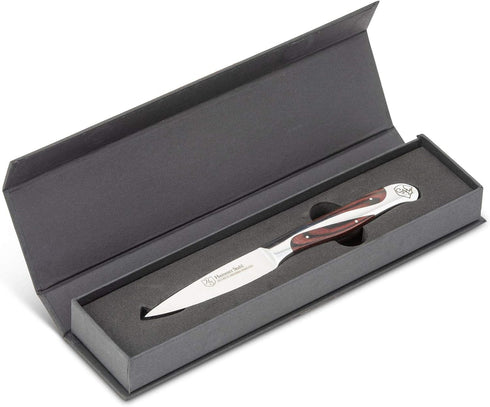 Hammer Stahl 3.5 Inch Paring Knife | Versatile Fruit Knife for Garnishing, Peeling, and More | Small Kitchen Knife for Vegetables and Fruits | Erg...