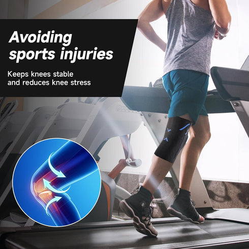Knee Braces for Knee Pain Relief, Compression Knee Sleeve with Patella Gel Pad & Side Stabilizers, Knee Support for ACL, PCL, Arthritis, Joint Pai...