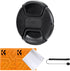 K&F Concept 40.5mm Lens Cap Cover, 4-in-1 Center Pinch Lens Cover + Anti-Loss Keeper Leash + Microfiber Cleaning Cloth Kits Compatible with Nikon,...