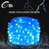JMEXSUSS 120 LED Solar Rope Lights,39.4ft 8 Modes Solar Rope Lights Outdoor Waterproof, Outdoor Solar Fairy Lights for Garden,Fence,Patio,Pool,Dec...