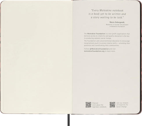 Moleskine Limited Edition Sakura Notebook, Hard Cover, Large (5" x 8.25"), Plain/Blank, Floral, 176 Pages...